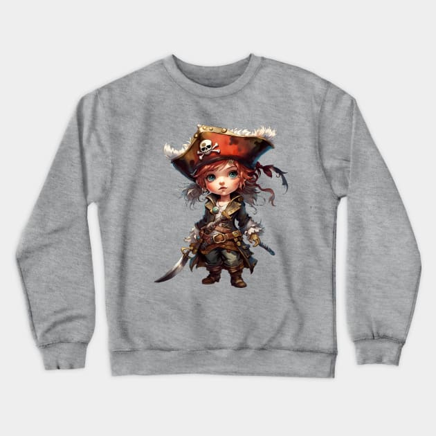 The Littlest Pirate Crewneck Sweatshirt by LyndiiLoubie